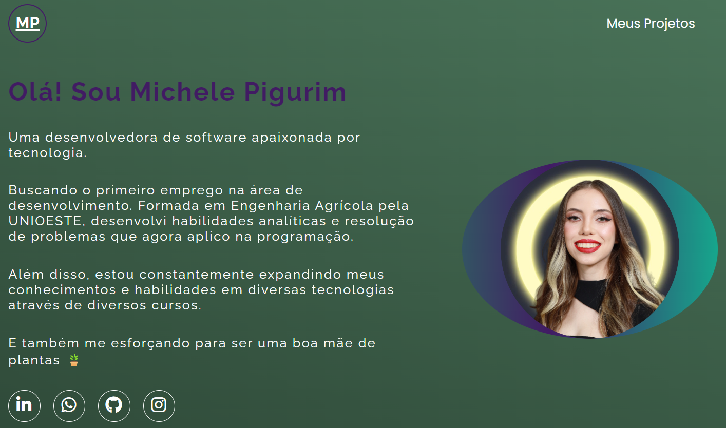 Projeto Portfólio simples